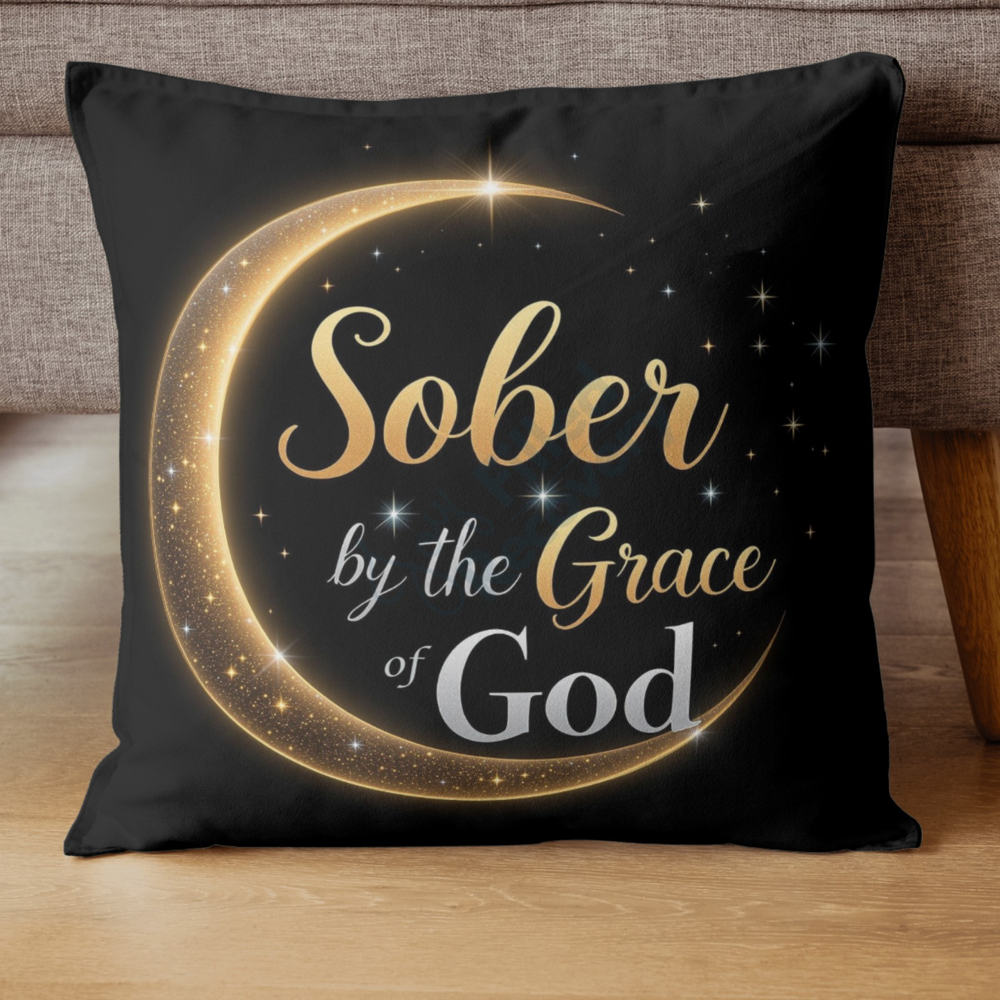 Sober by the Grace of God - Inspirational Digital Design
