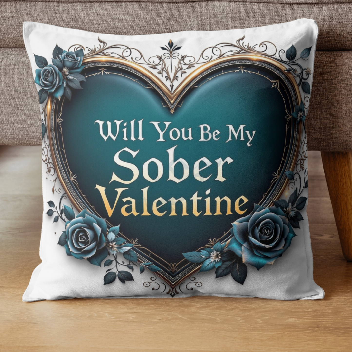 Will You Be My Sober Valentine - Digital Download Design