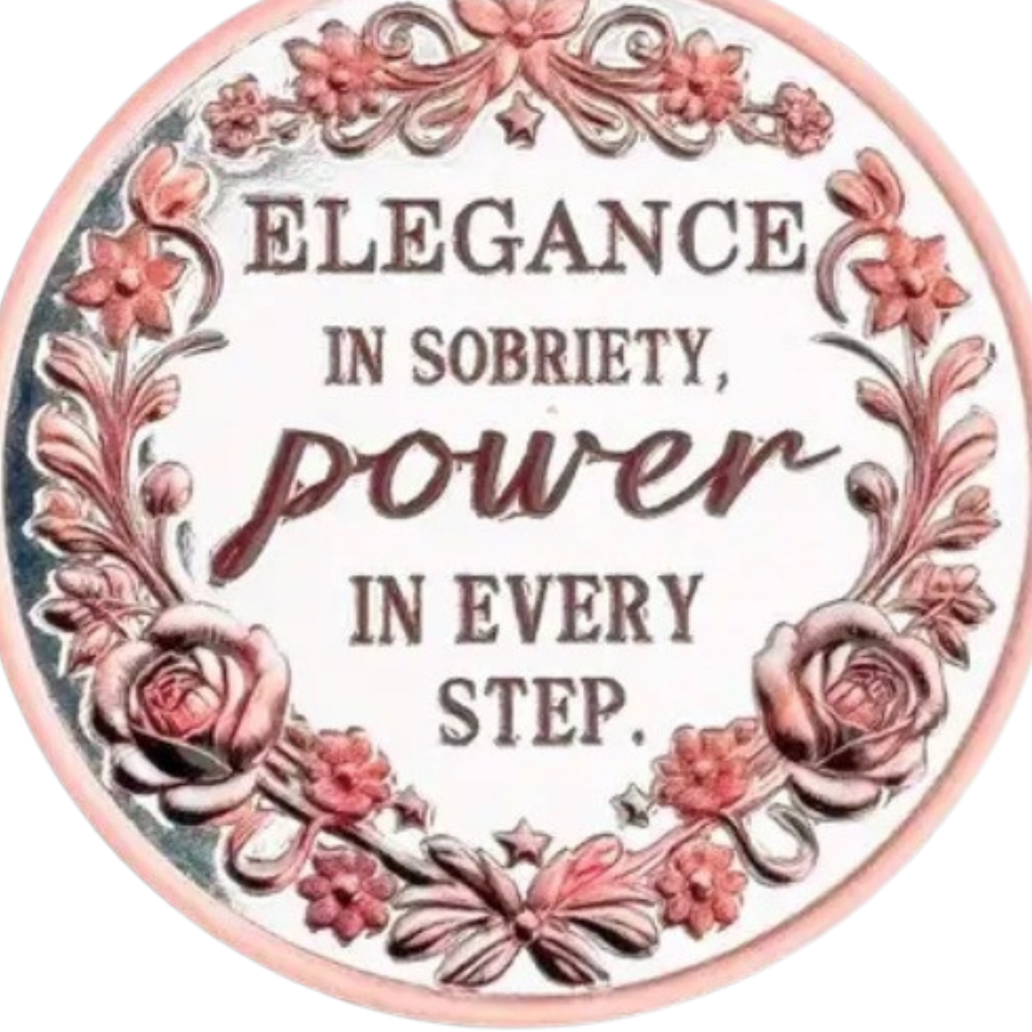 Elegance in Sobriety Coin