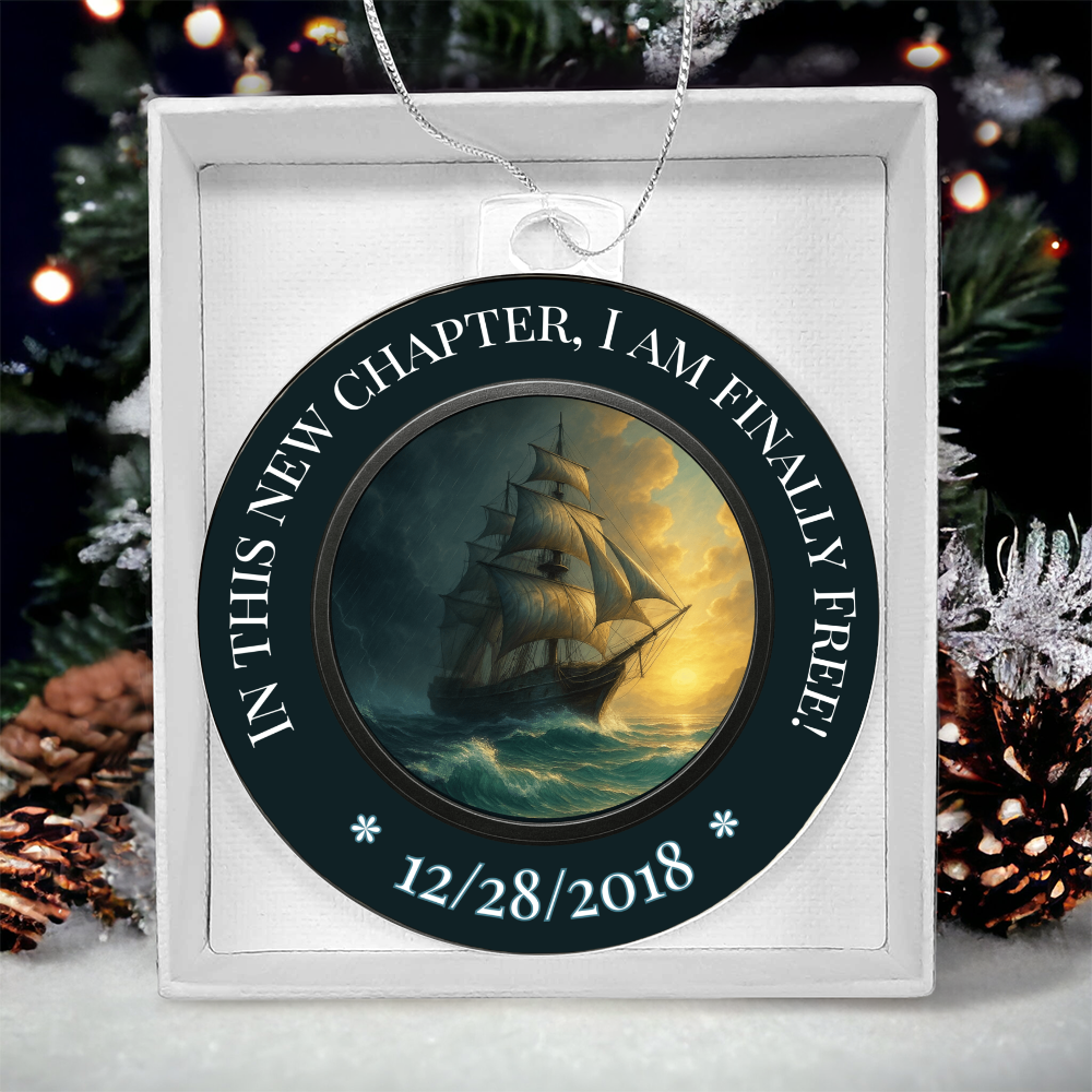 Finally Free Recovery Ornament