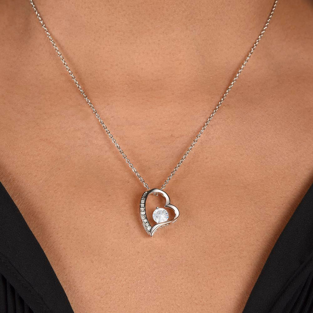 To My Mom – Forever Love Heart Necklace from Son