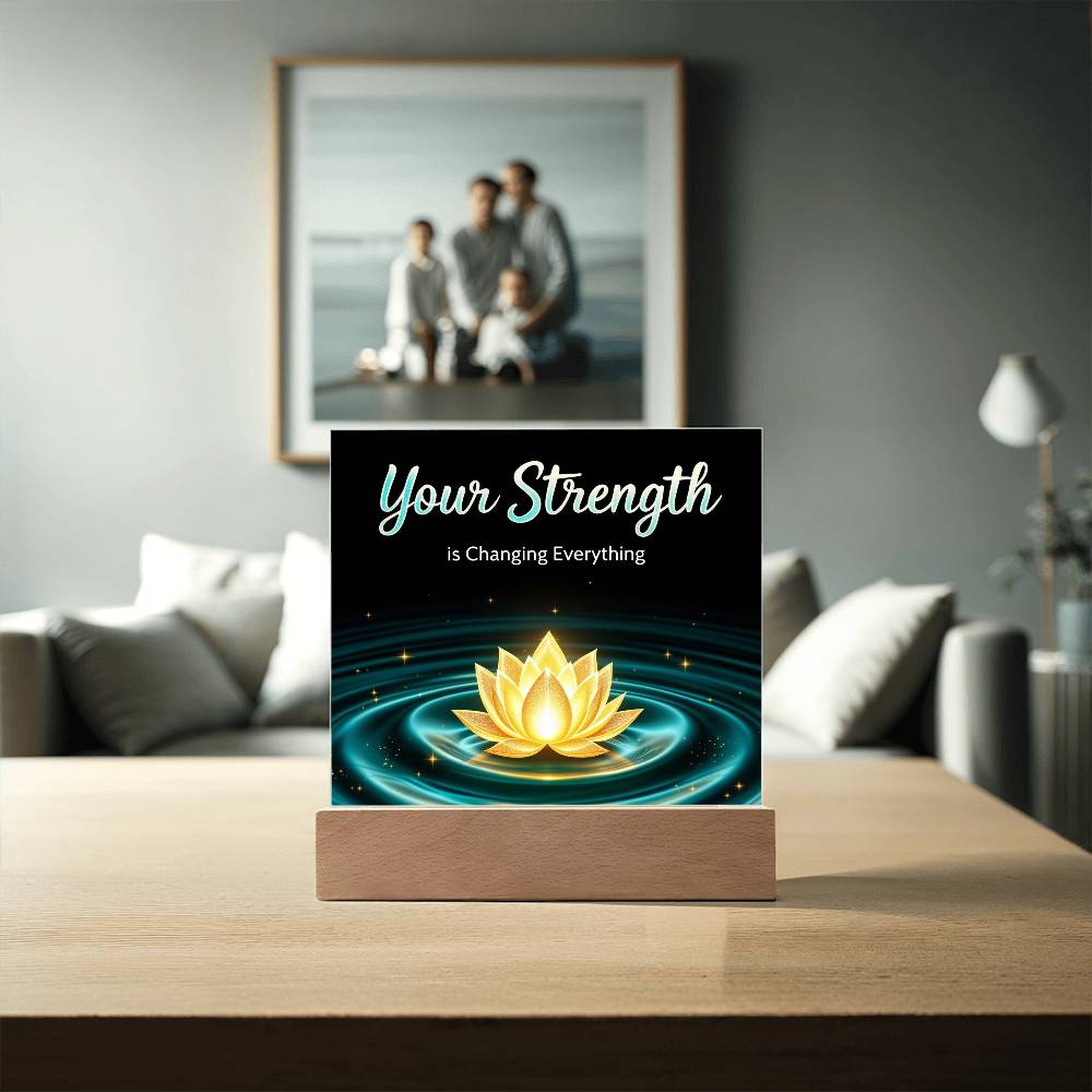 Celebrate Recovery with a Strength-Inspired LED Plaque