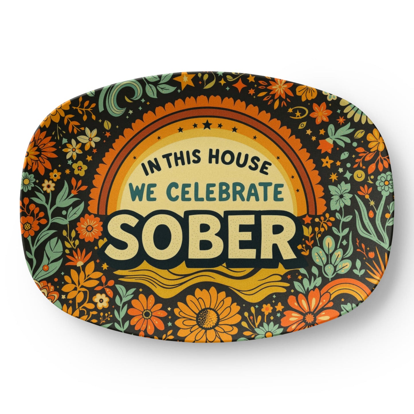 Retro Sobriety Celebration Platter