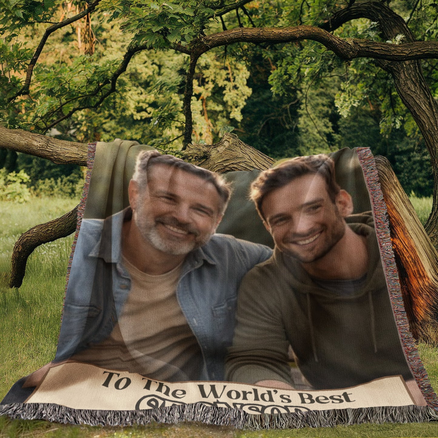 Worlds Best Sponsor Custom Heirloom Blanket