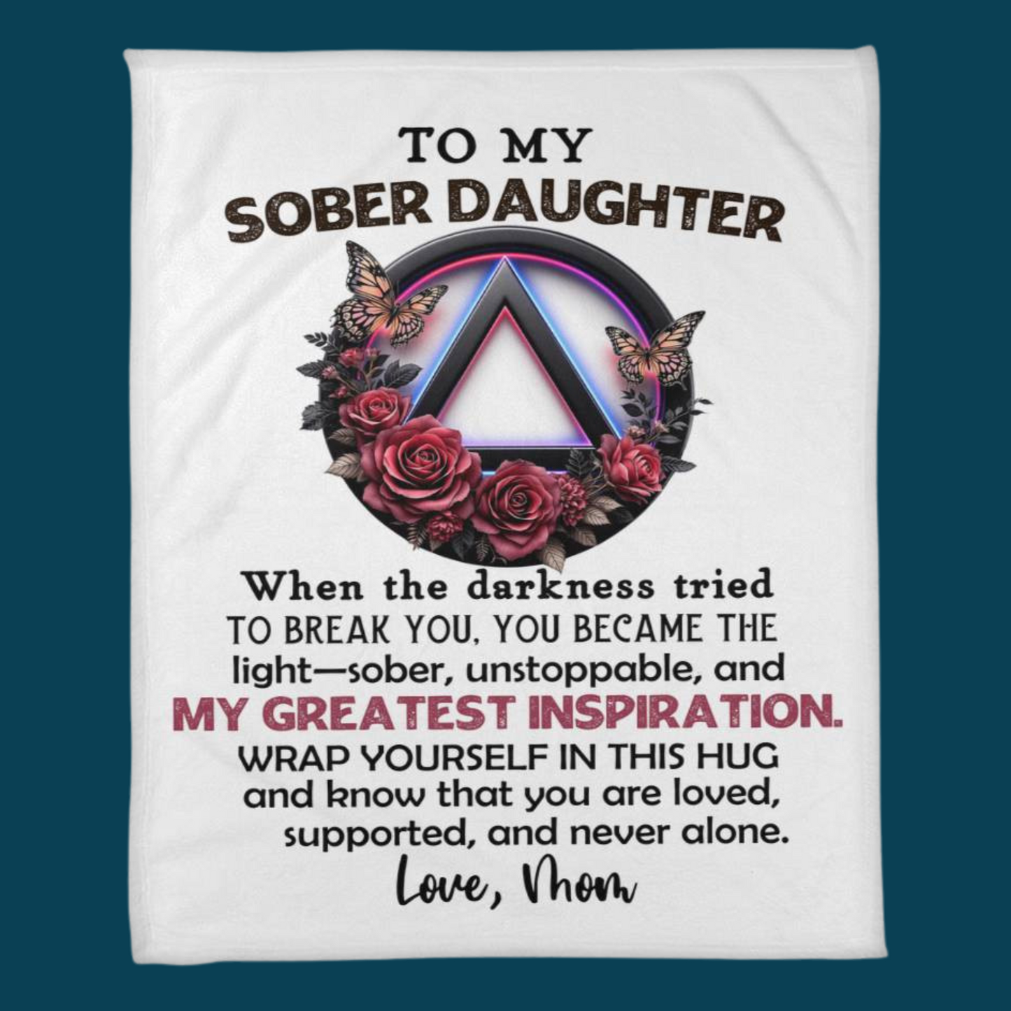 My Sober Daughter - Sobriety Blanket