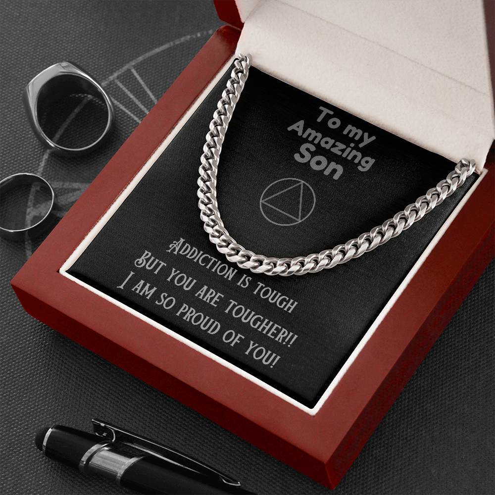 To my amazing Son chain necklace