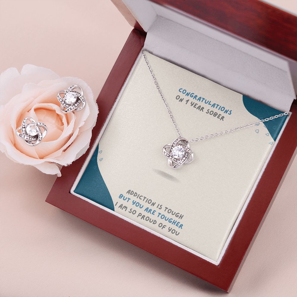 1 Year Sobriety Necklace