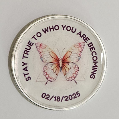 Custom Butterfly Recovery Coin
