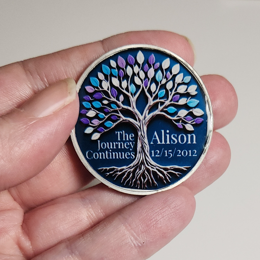 The Journey Continues Recovery Medallion