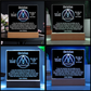 One day at a time - Personalized LED Square Plaque