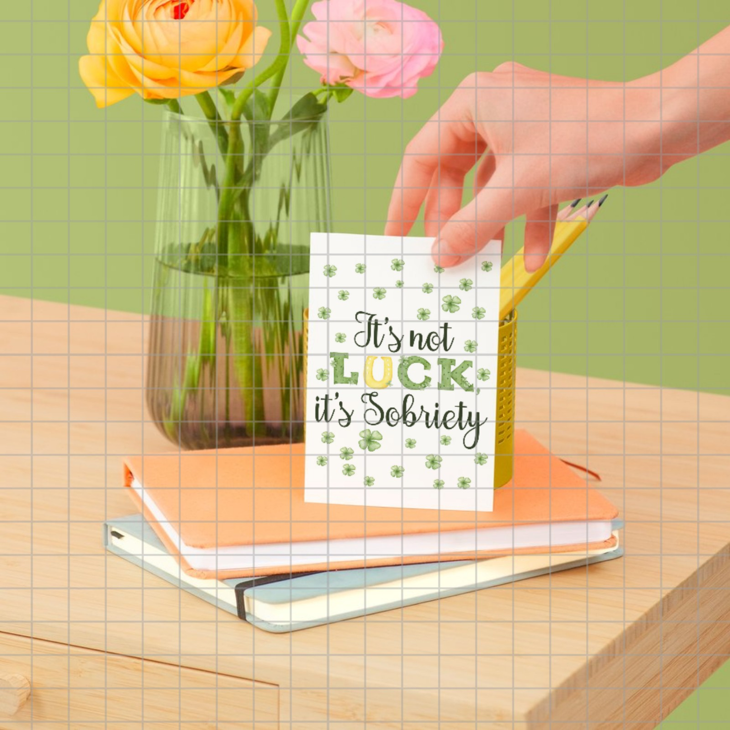 It's Not Luck, It's Sobriety - Recovery Digital Download Card