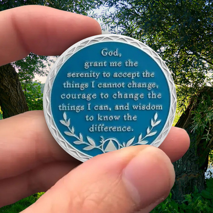 Butterfly Tree Sobriety Coin