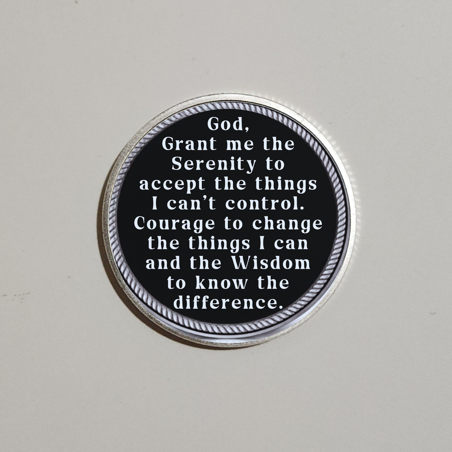 No Matter What AA Recovery Coin With Personalized Name & Date