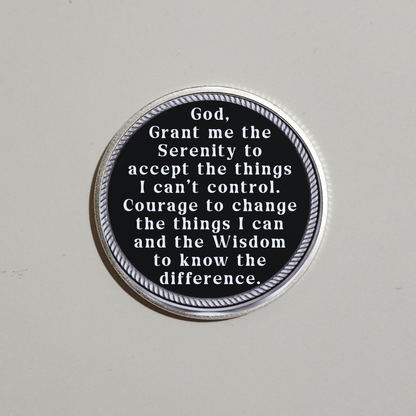 No Matter What AA Recovery Coin With Personalized Name & Date