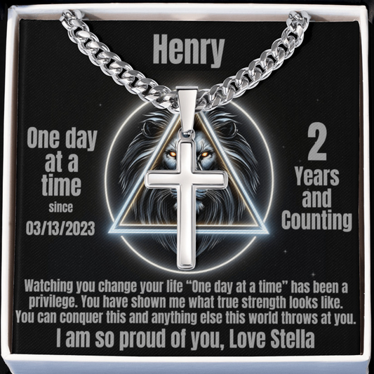 Celebrate Strength Personalized Sobriety Gift for Men