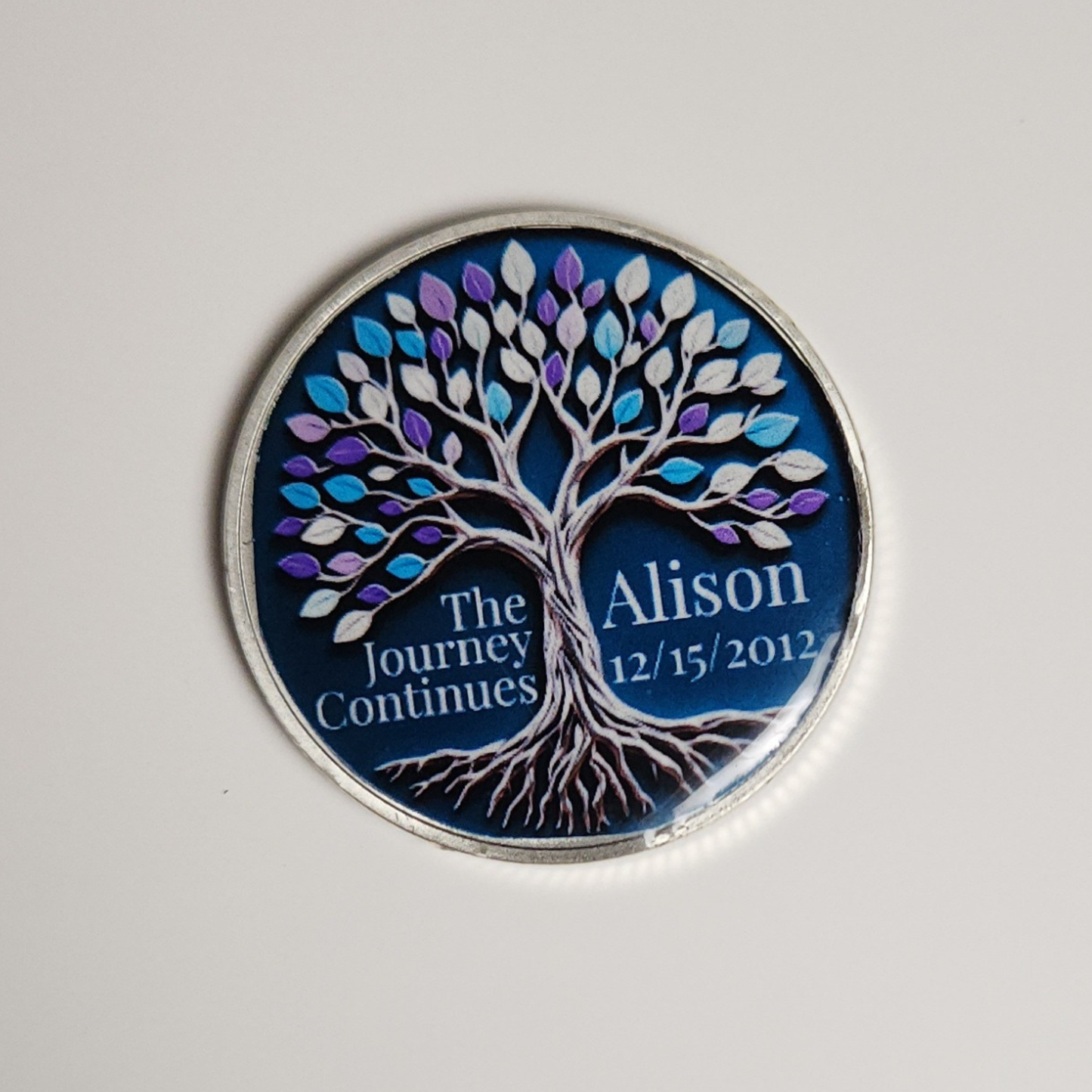 The Journey Continues Recovery Medallion