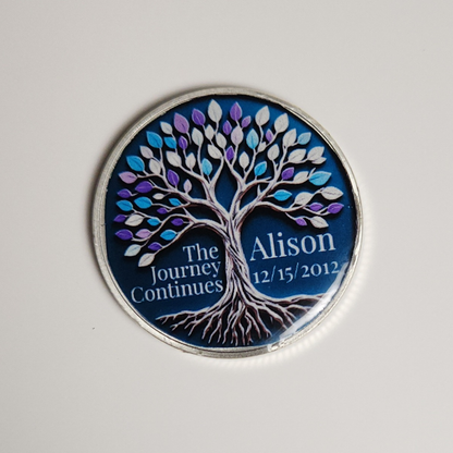 The Journey Continues Recovery Medallion