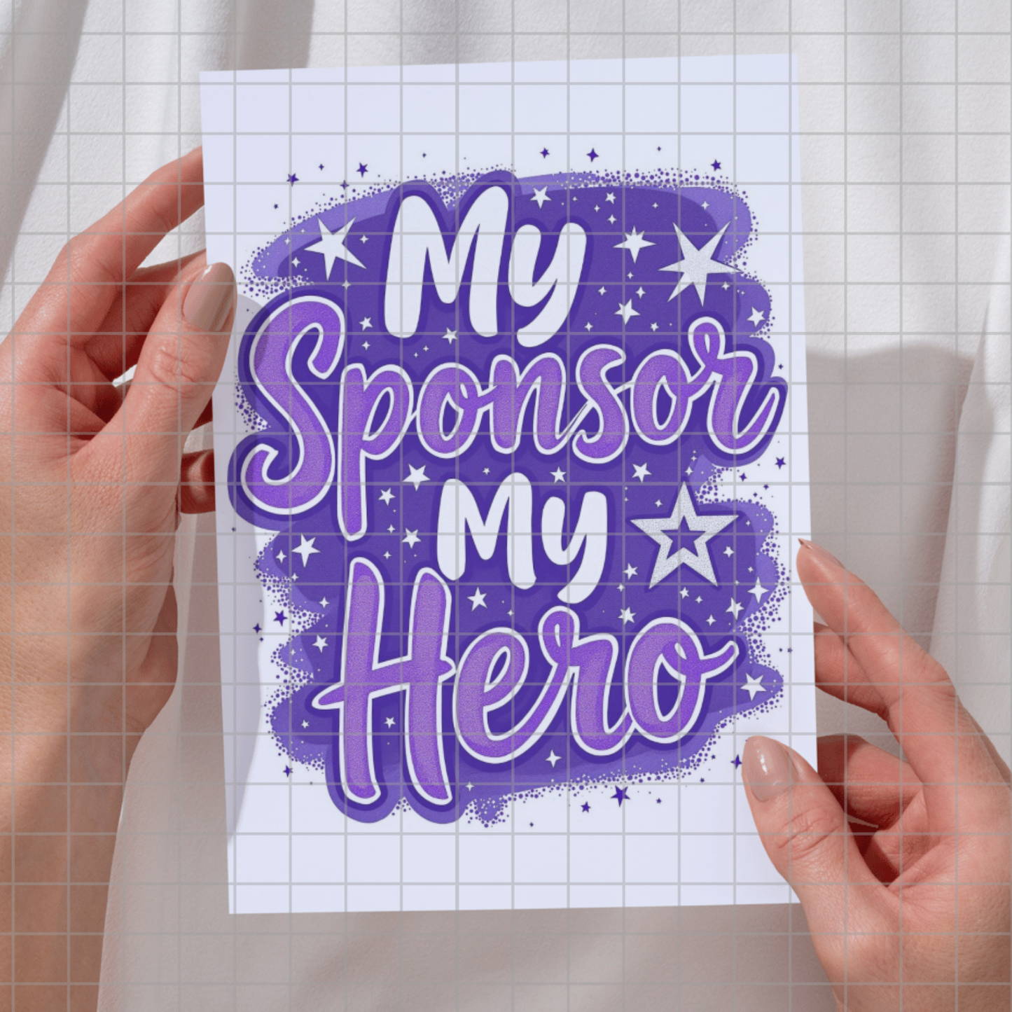 My Sponsor, My Hero Digital Print