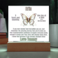 Multi-Color Butterfly and AA Symbol - Personalized Sobriety LED Plaque