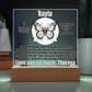 Soft Pink AA Butterfly LED Plaque