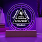 Your Past Does Not Define You LED-Personalized Sobriety Circle Plaque