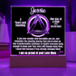 Custom Recovery LED Plaque - Personalized Sobriety Milestone Keepsake