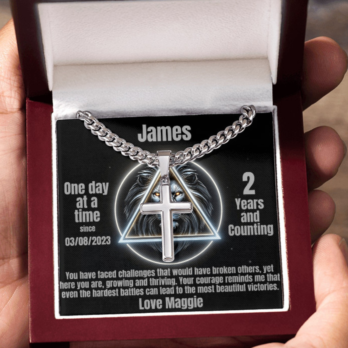 Beautiful Victories Custom Men's Sobriety Gift