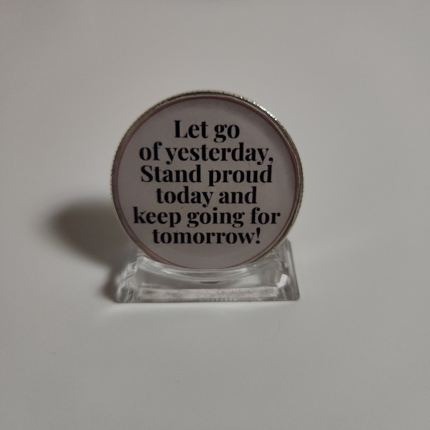 To Thine Own Self Be True ~ Custom Floral AA Coin