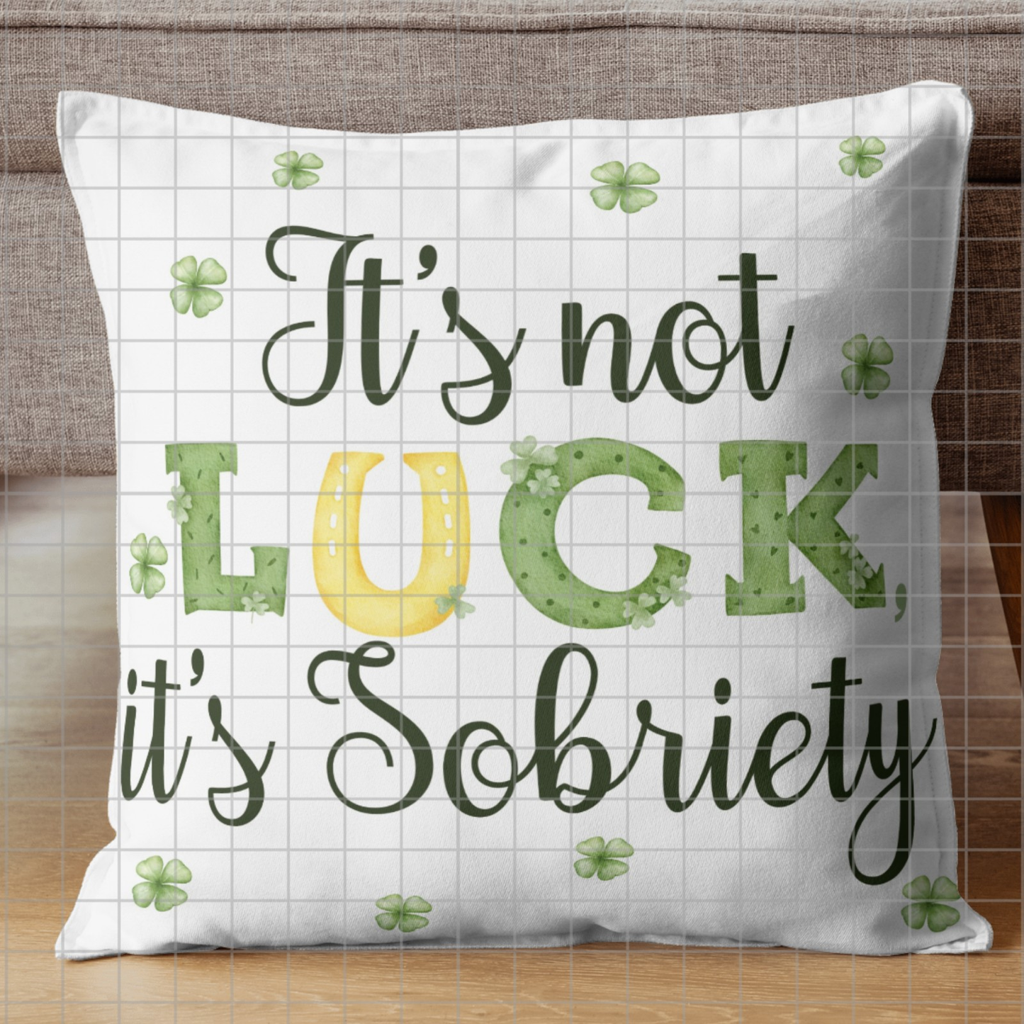 It's Not Luck, It's Sobriety - Recovery Digital Download Card