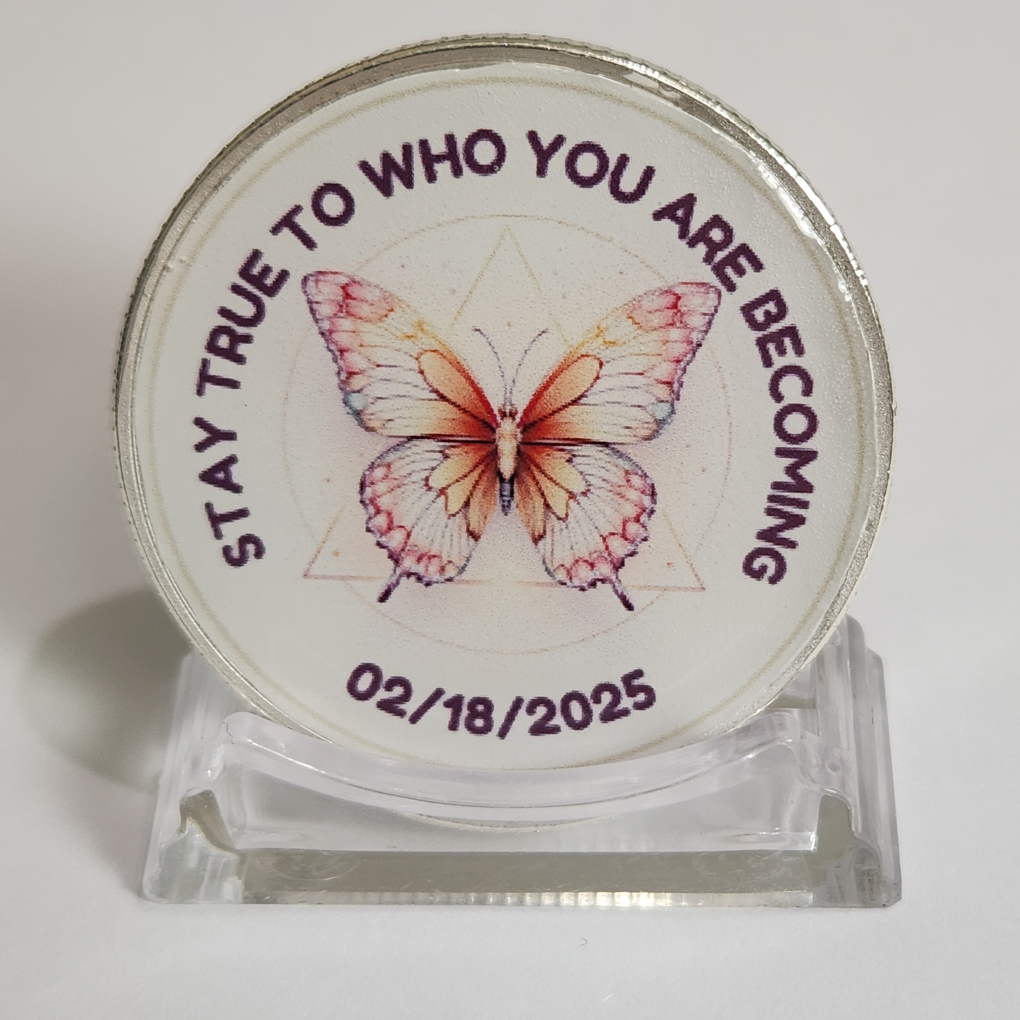 Custom Butterfly Recovery Coin