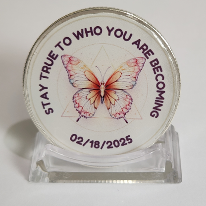 Custom Butterfly Recovery Coin