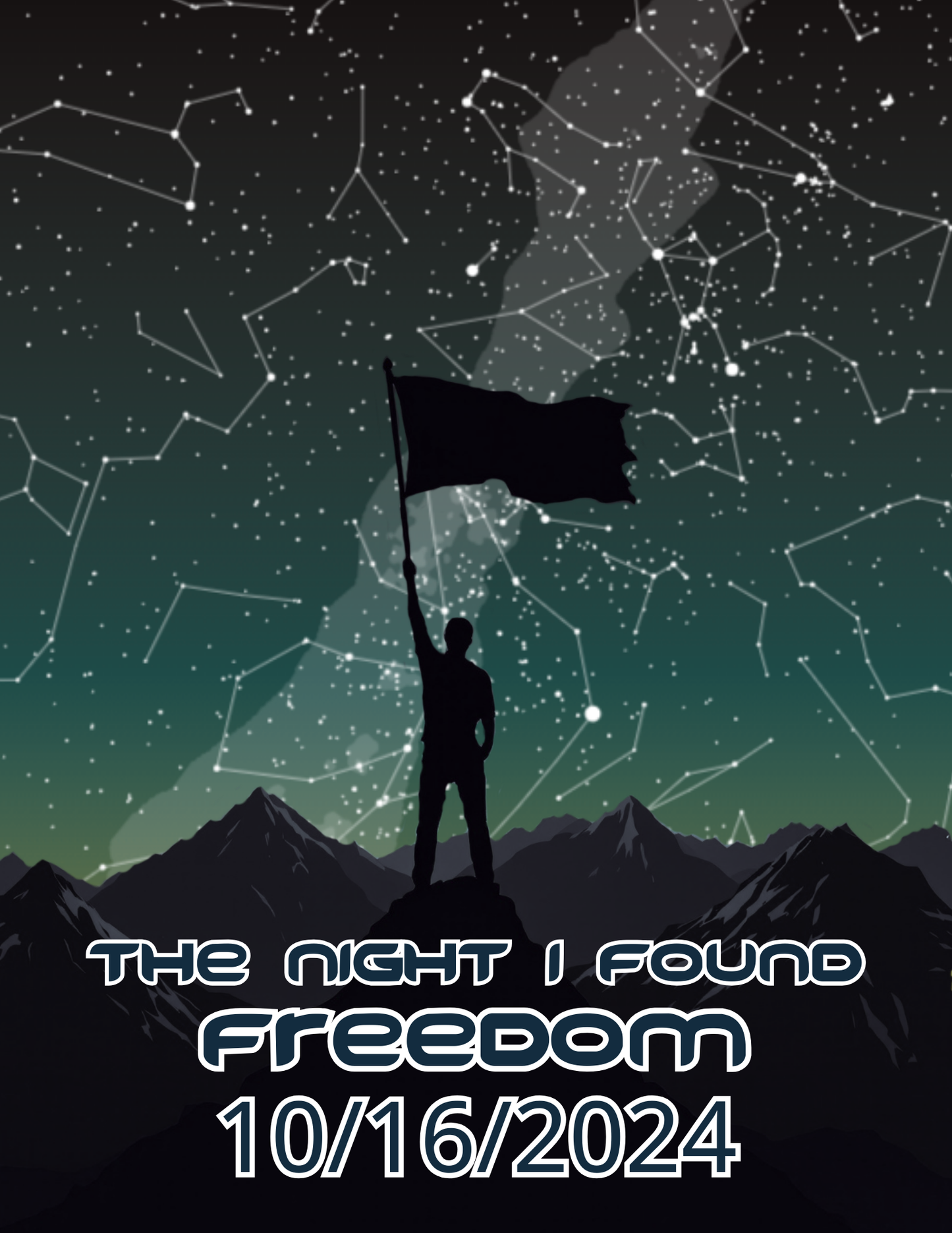 Sobriety Star Map – The Night I Found Freedom (Custom Date & Design)