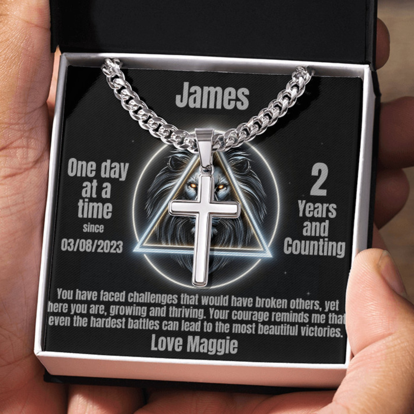 Beautiful Victories Custom Men's Sobriety Gift