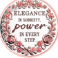 Elegance in Sobriety Coin