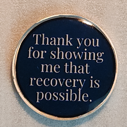 Best Sponsor Ever Coin ~ Tree of life Thank You Sobriety Sponsor Gift