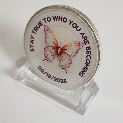Custom Butterfly Recovery Coin