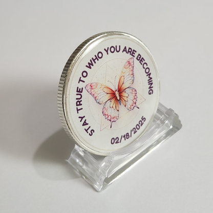 Custom Butterfly Recovery Coin