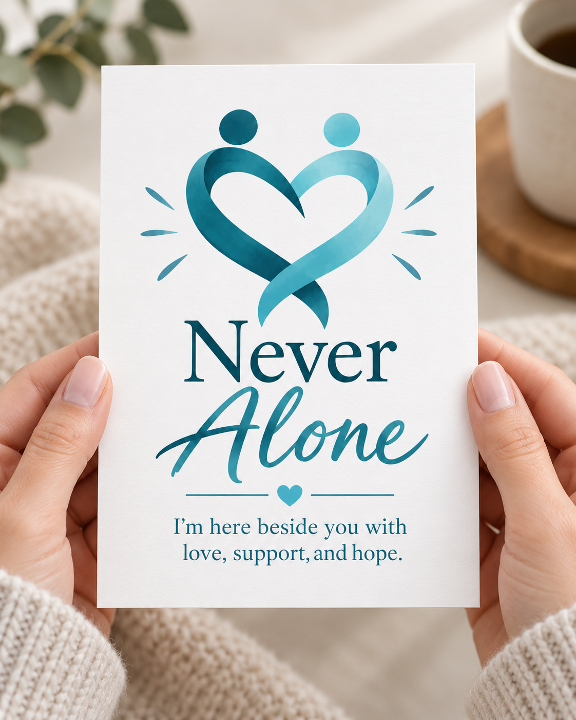 Never Alone – Free Printable & Digital Encouragement Card