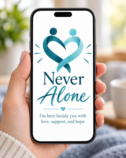 Never Alone – Free Printable & Digital Encouragement Card