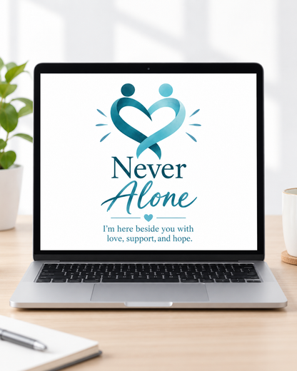 Never Alone – Free Printable & Digital Encouragement Card