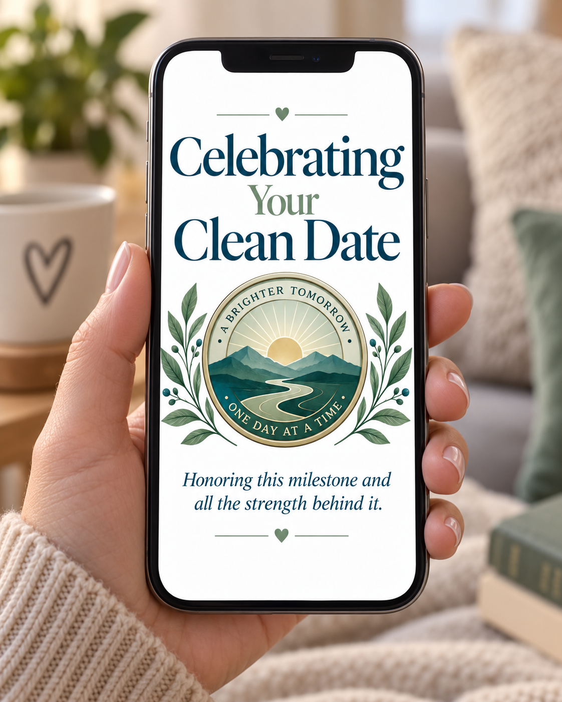 Celebrating Your Clean Date – Free Printable & Digital Recovery Card