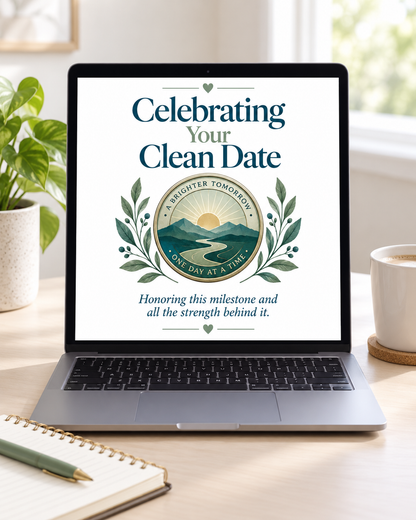 Celebrating Your Clean Date – Free Printable & Digital Recovery Card