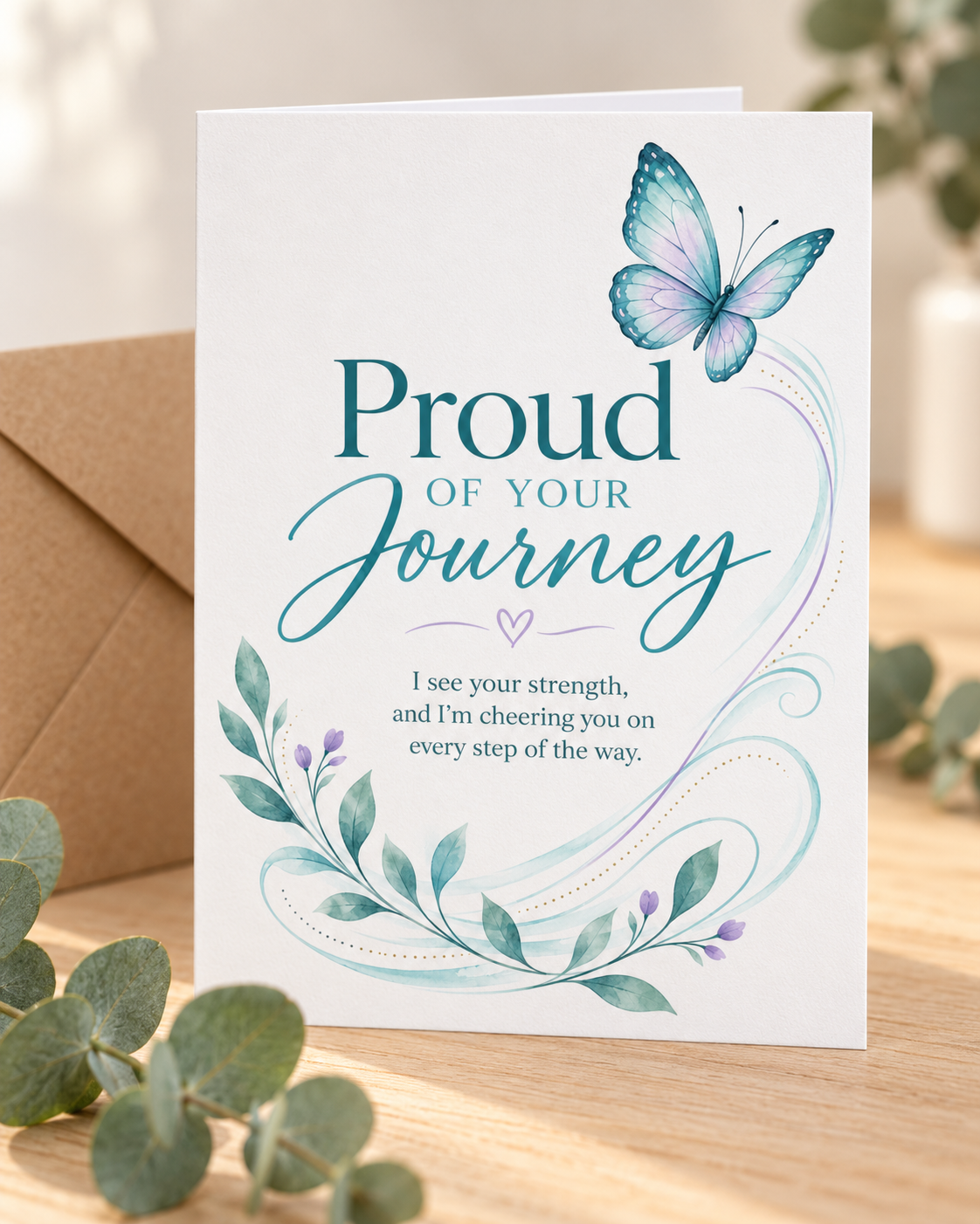 Proud of Your Journey – Free Printable & Digital Encouragement Card