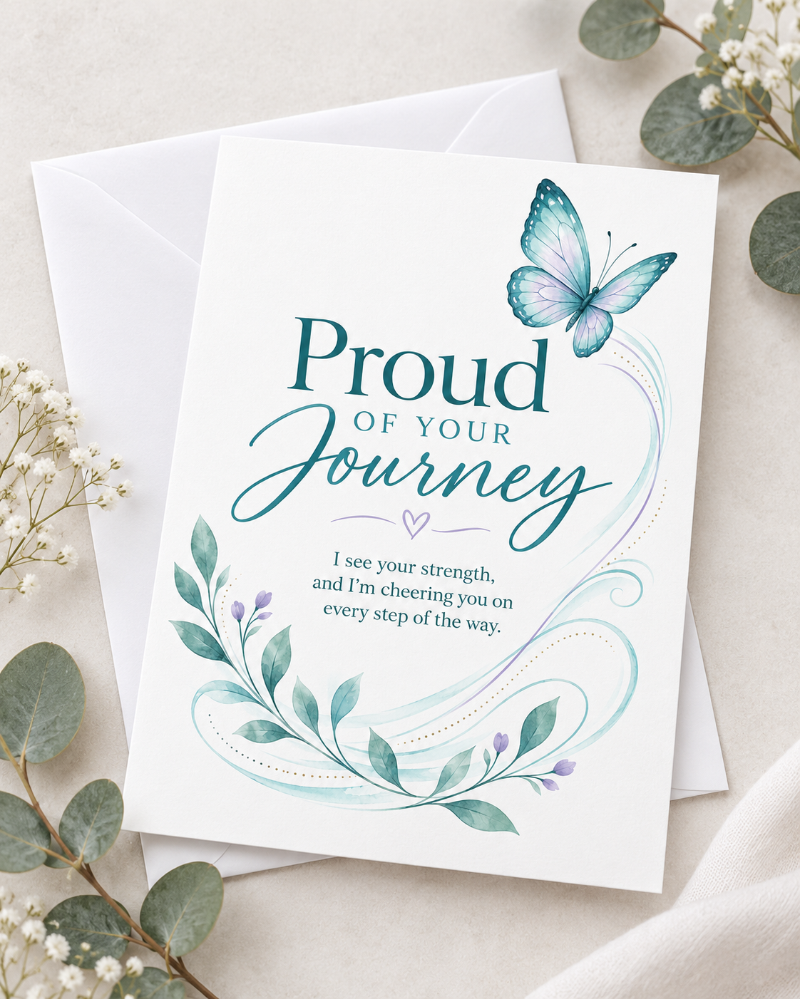 Proud of Your Journey – Free Printable & Digital Encouragement Card