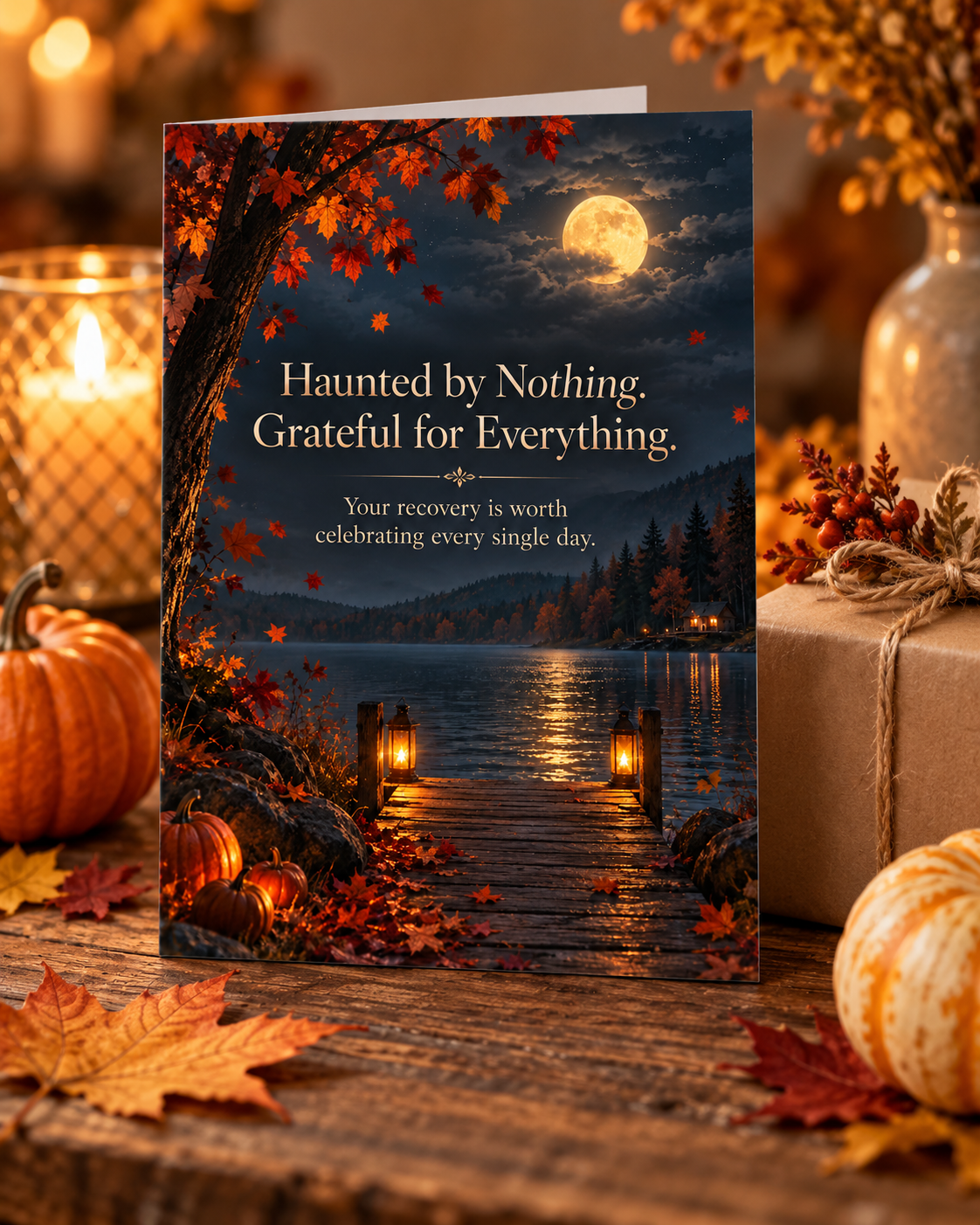 Haunted by Nothing, Grateful for Everything – Free Printable & Digital Recovery Card