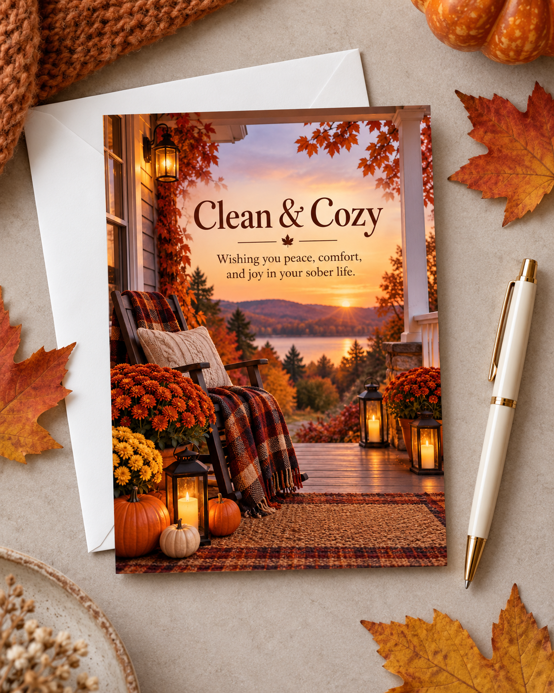 Clean & Cozy (Autumn) – Free Printable & Digital Recovery Card