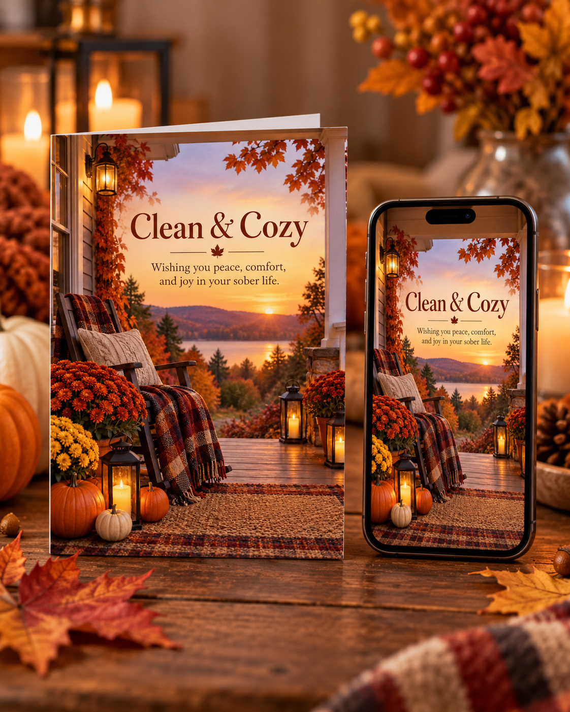 Clean & Cozy (Autumn) – Free Printable & Digital Recovery Card