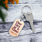 One Day at a Time Sobriety Keychain