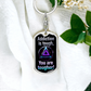 Addiction Is Tough, You Are Tougher Keychain