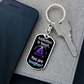 Addiction Is Tough, You Are Tougher Keychain